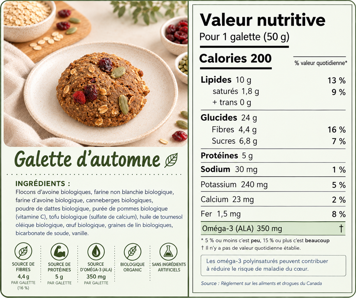 Saveur vedette Moelleuse d’automne - 20 galettes